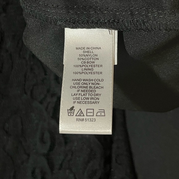 CeCe Black Lace Long Sleeve Dress - Picture 8 of 8